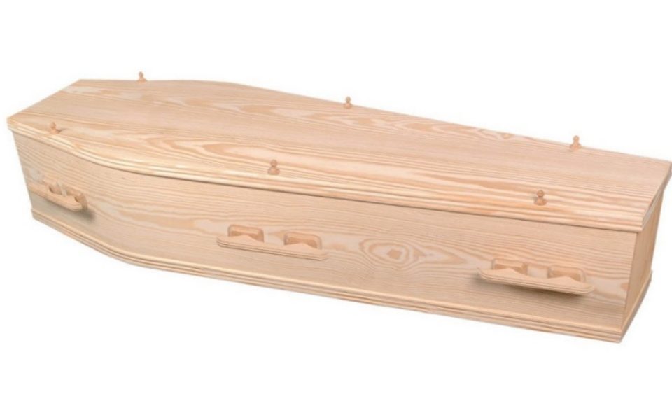 Traditional Pine Coffin